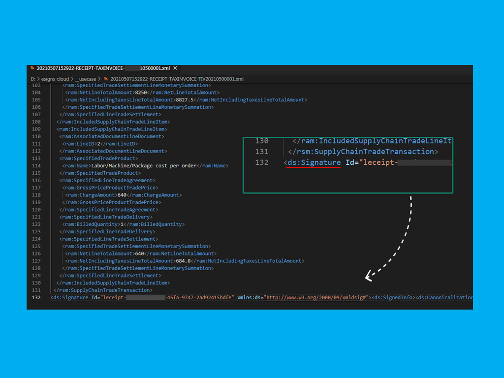 ลายเซ็นดิจิทัลบน XML