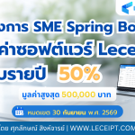ลดค่าซอฟต์แวร์ e-Tax Invoice รายปี แค่ครึ่งนึง